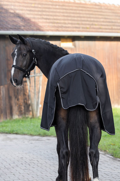 Sprehajalna odeja crna 115 cm
