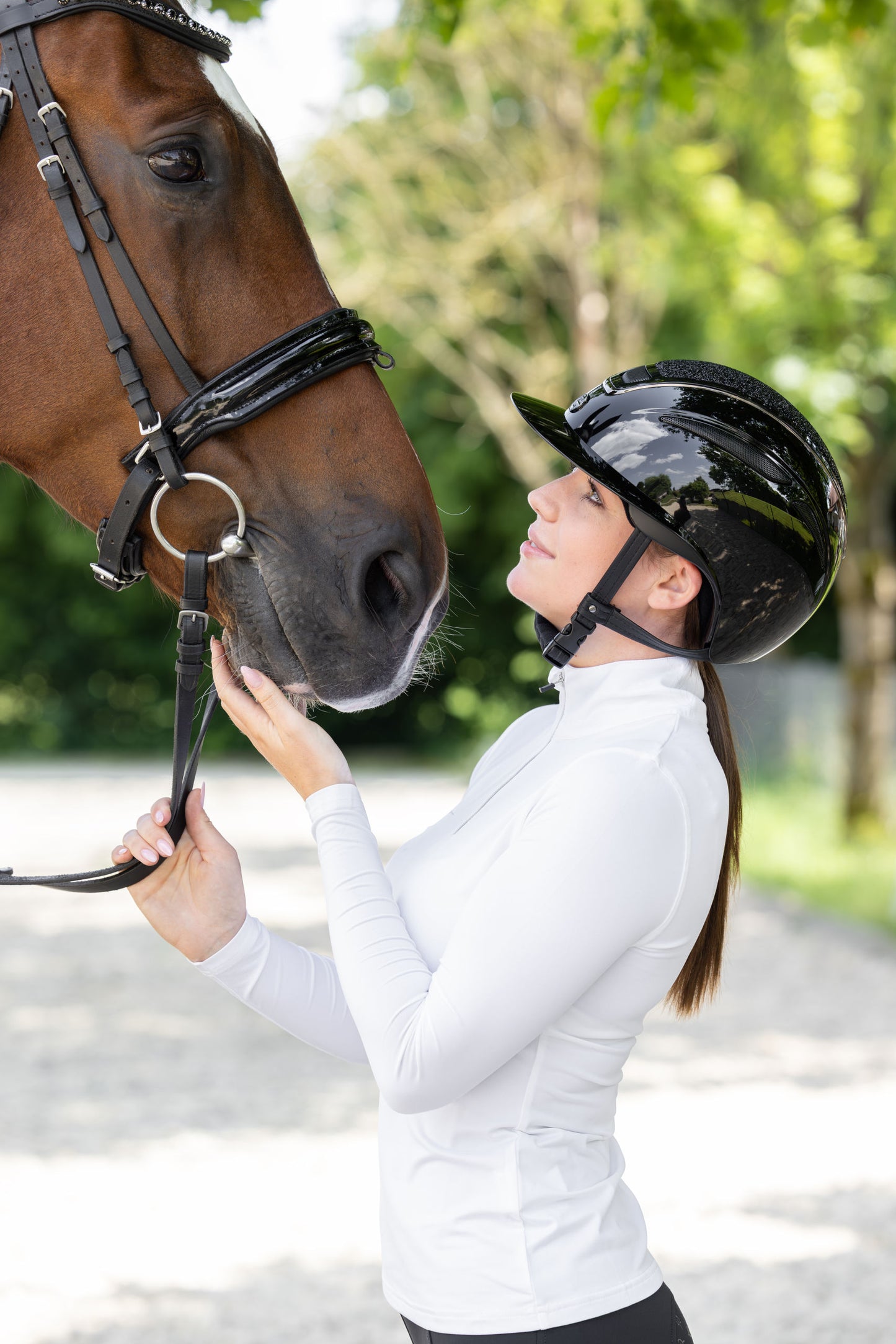 Jahalna čelada Elite Polo, pat 56-58 cm