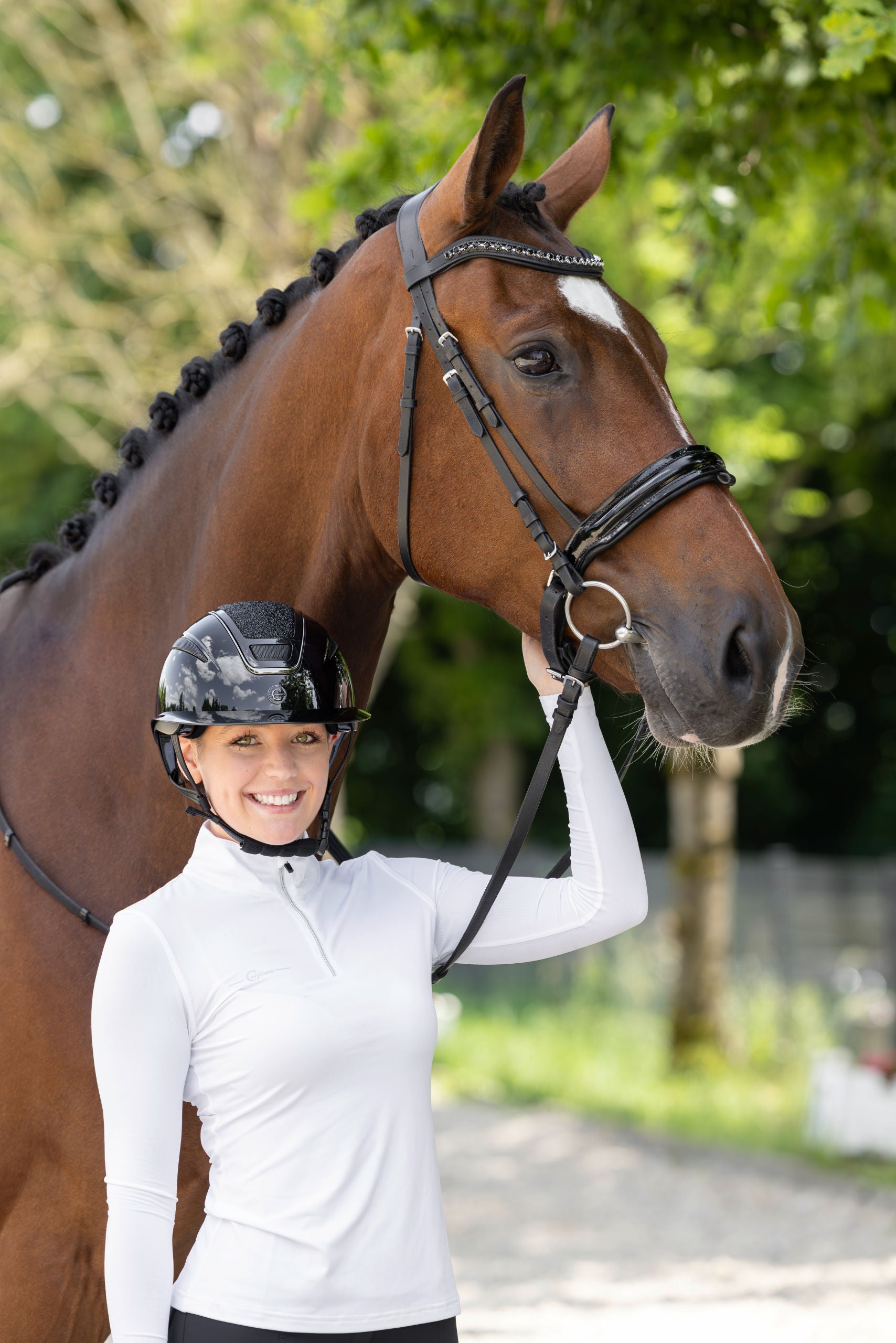 Jahalna čelada Elite Polo, pat 56-58 cm