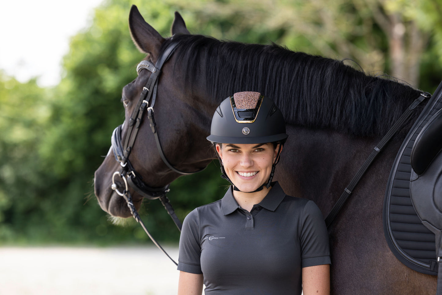 Jahalna čelada Elite Polo, ros 56-58 cm
