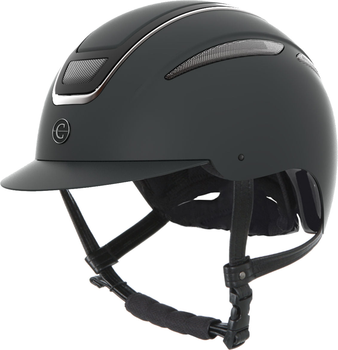 Jahalna čelada Elite, črna, S 53-55 cm