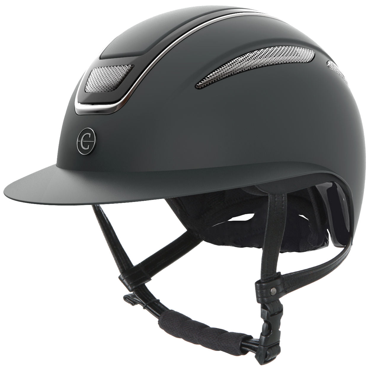 Jahalna čelada Elite Polo, črn 53-55 cm