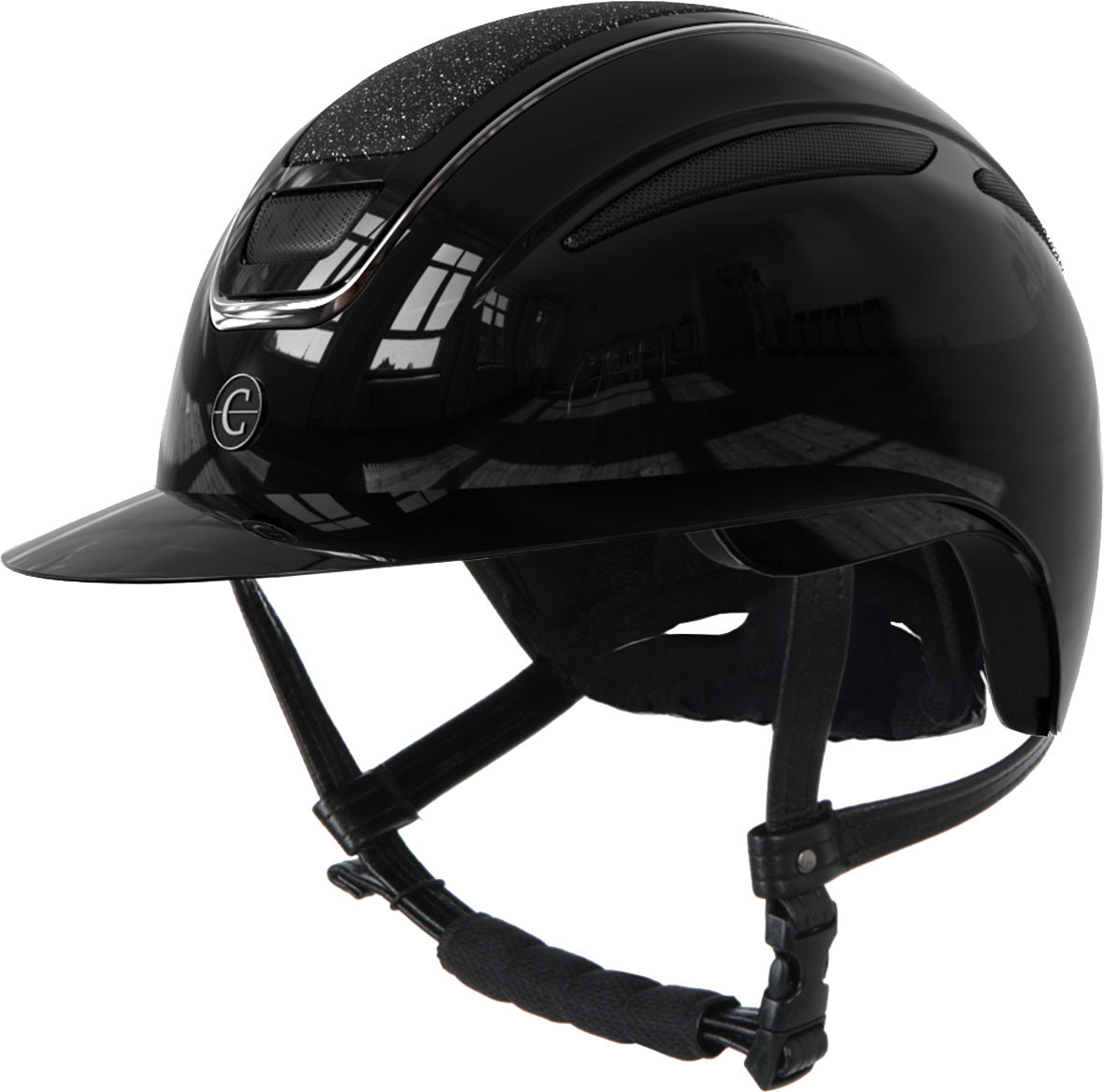 Jahalna čelada Elite Polo, lak 53-55 cm
