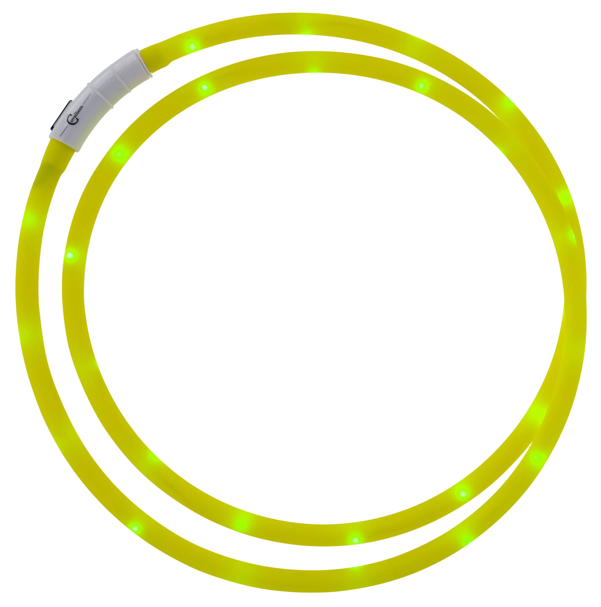 LED obroč za vrat, 10 mm x 150 rumena