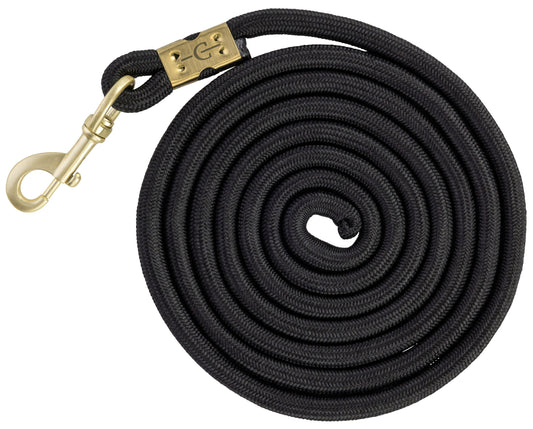 Vrv za vodenje SuperSoft črna, karabin, 3 m