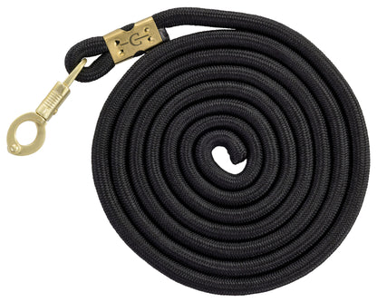Vrv za vodenje SuperSoft črna, kavelj za paniko, 3 m