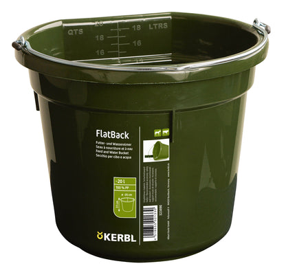 FlatBag, zeleno, približno 20L Vedro za hrano in vodo