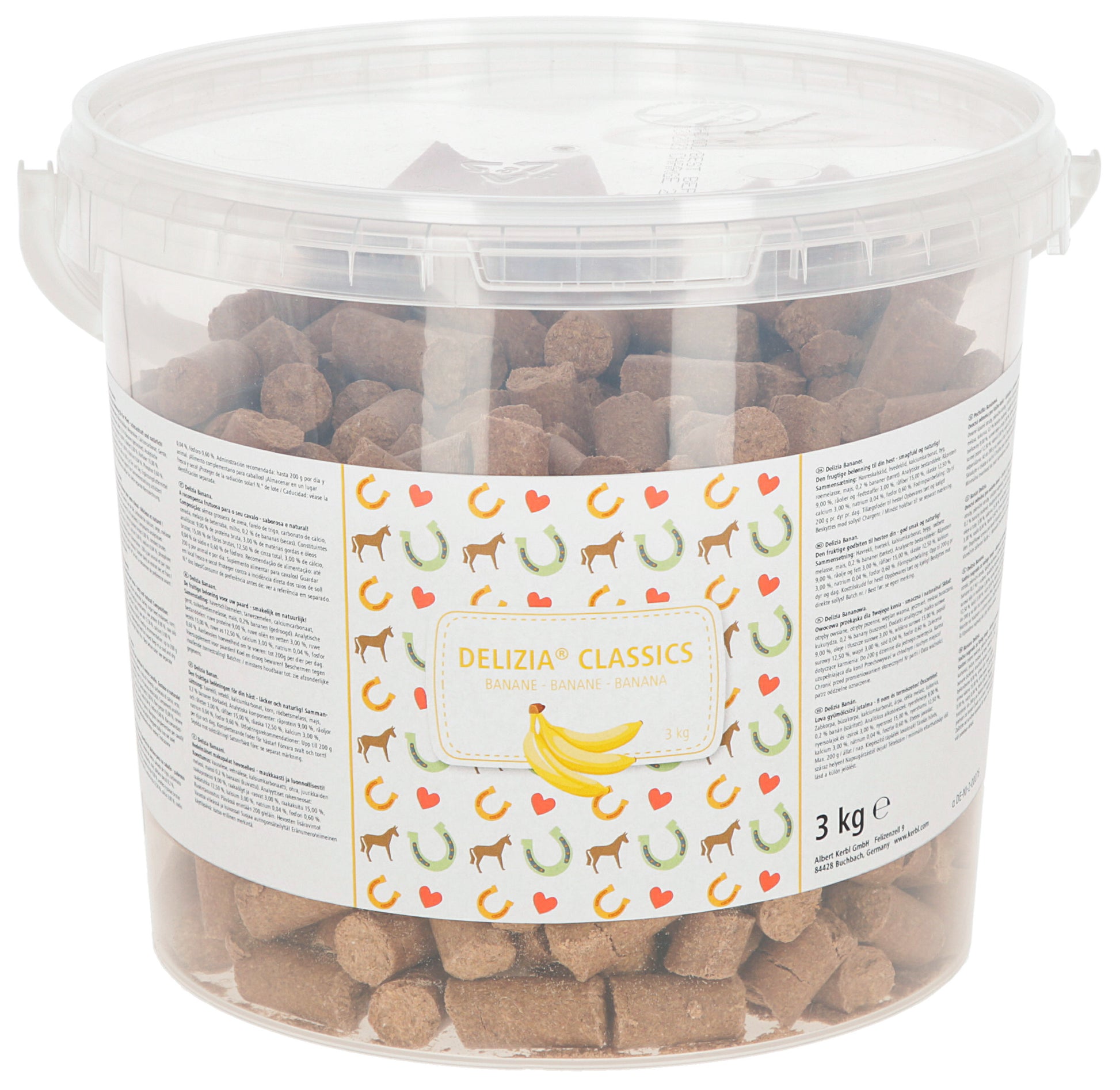 PIŠKOTKI za konje Delizia banana 3kg