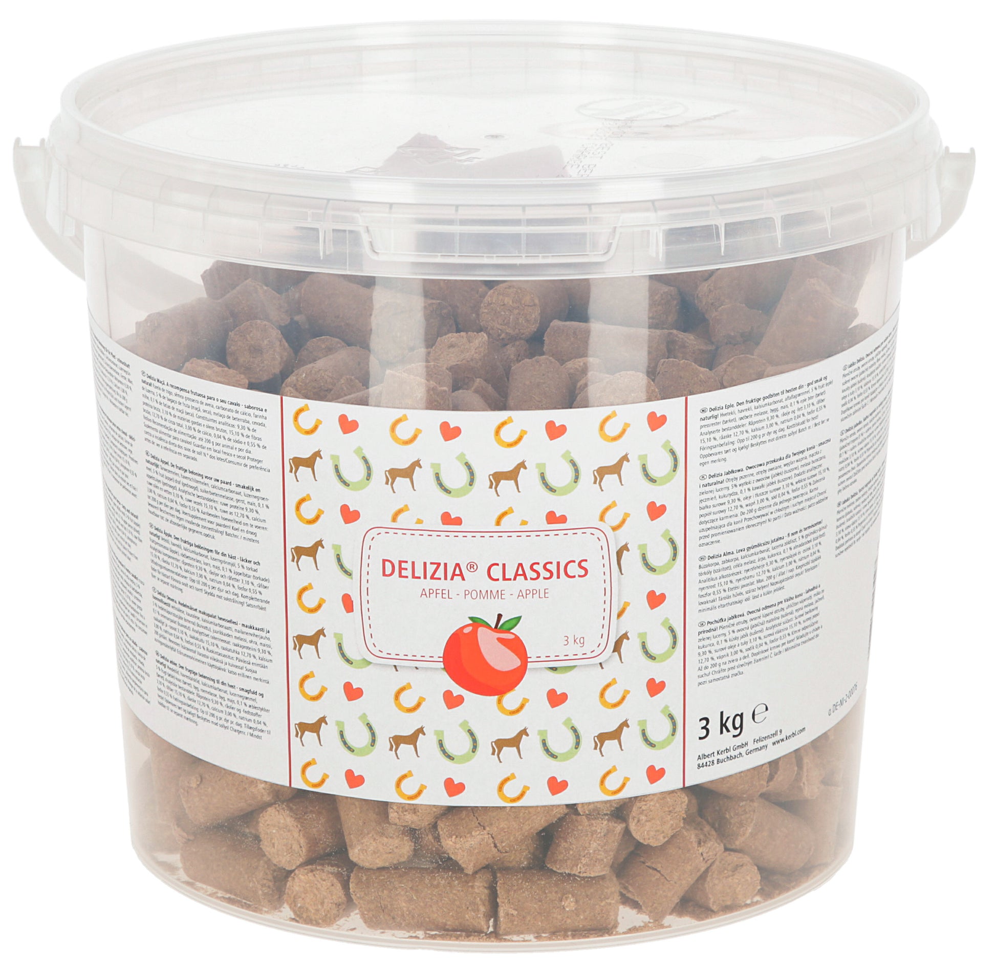 PIŠKOTKI za konje Delizia jabolko 3kg