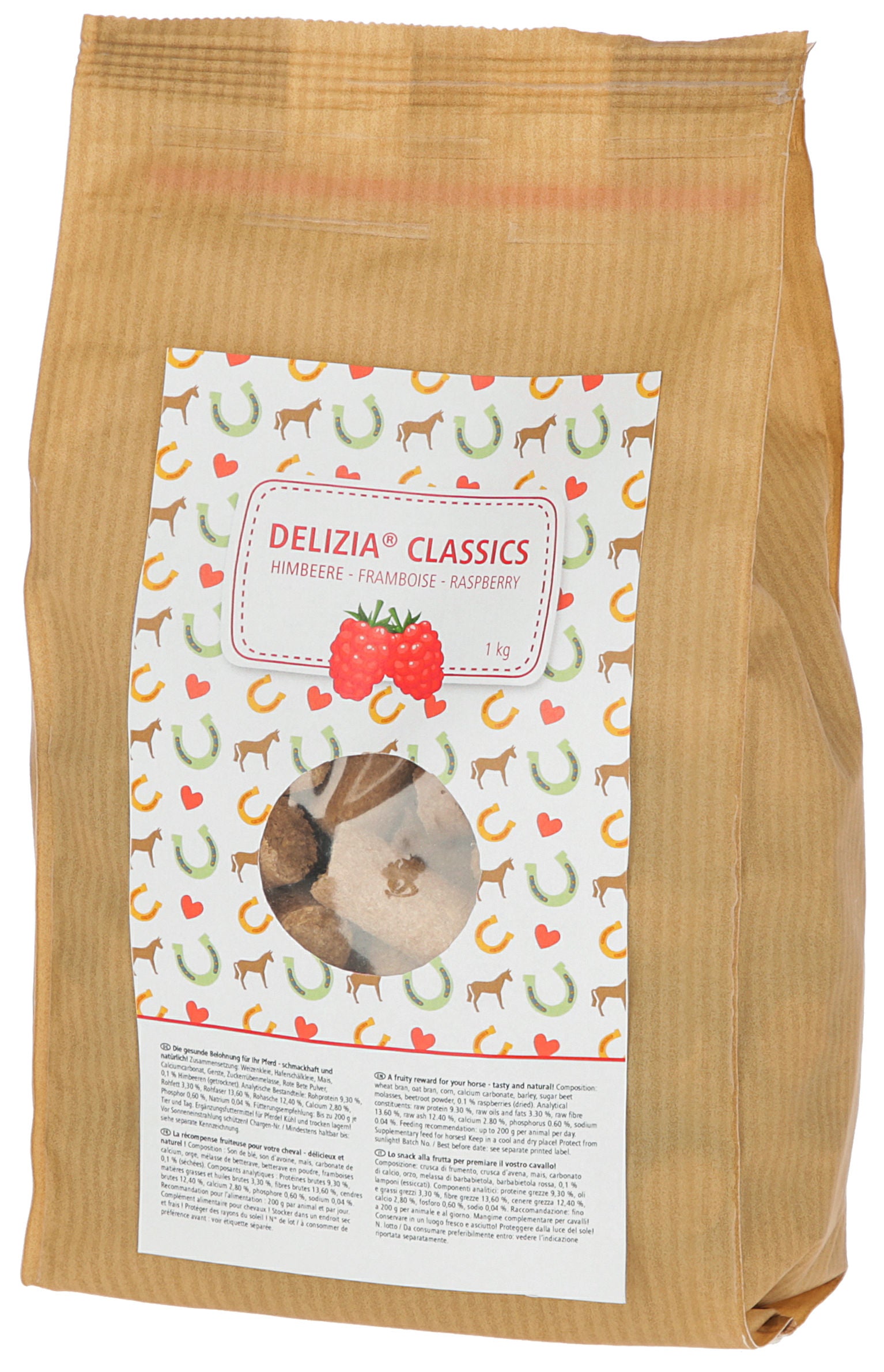 PIŠKOTKI za konje Delizia malina 1kg