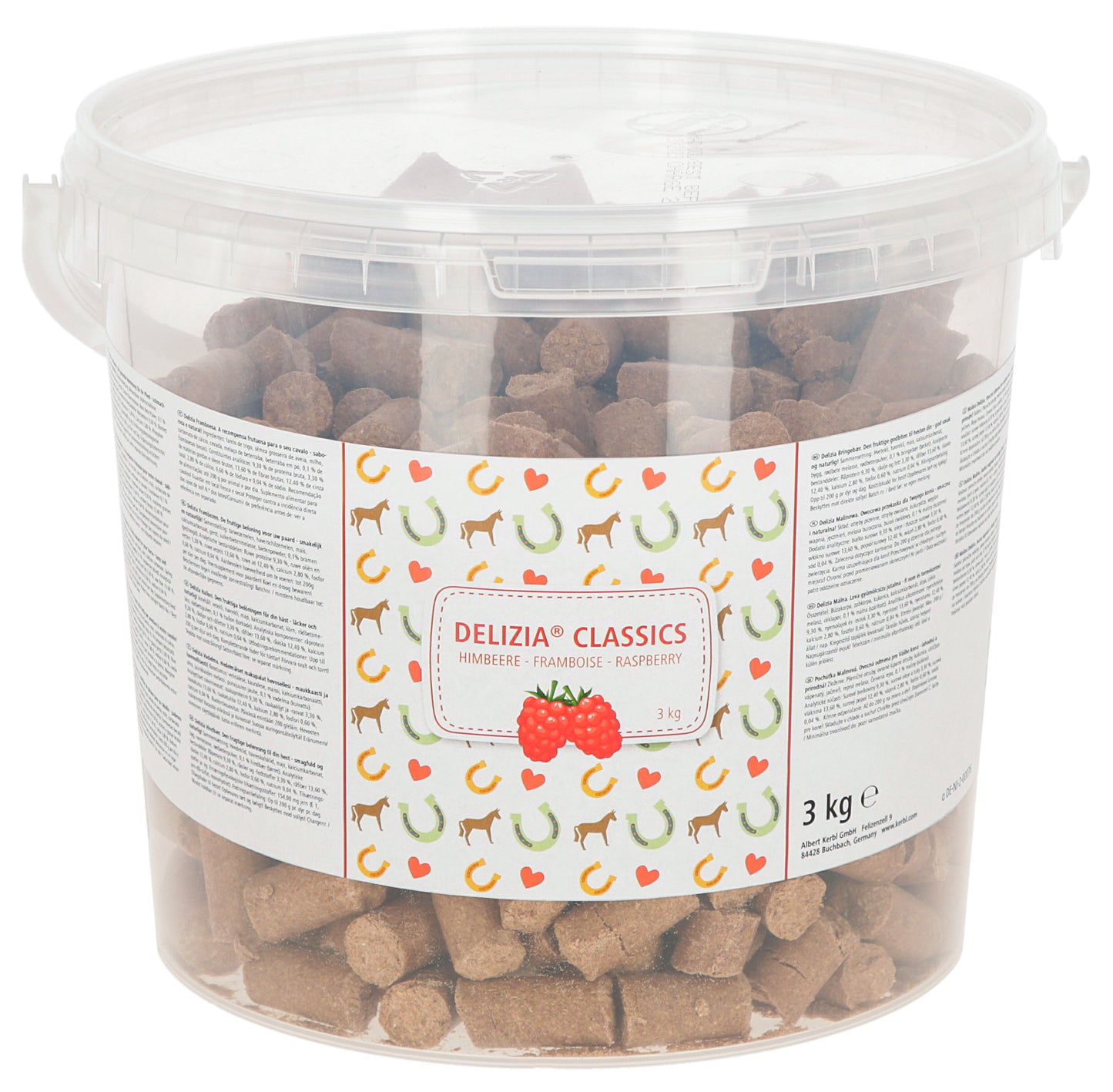 PIŠKOTKI za konje Delizia - malina 3kg