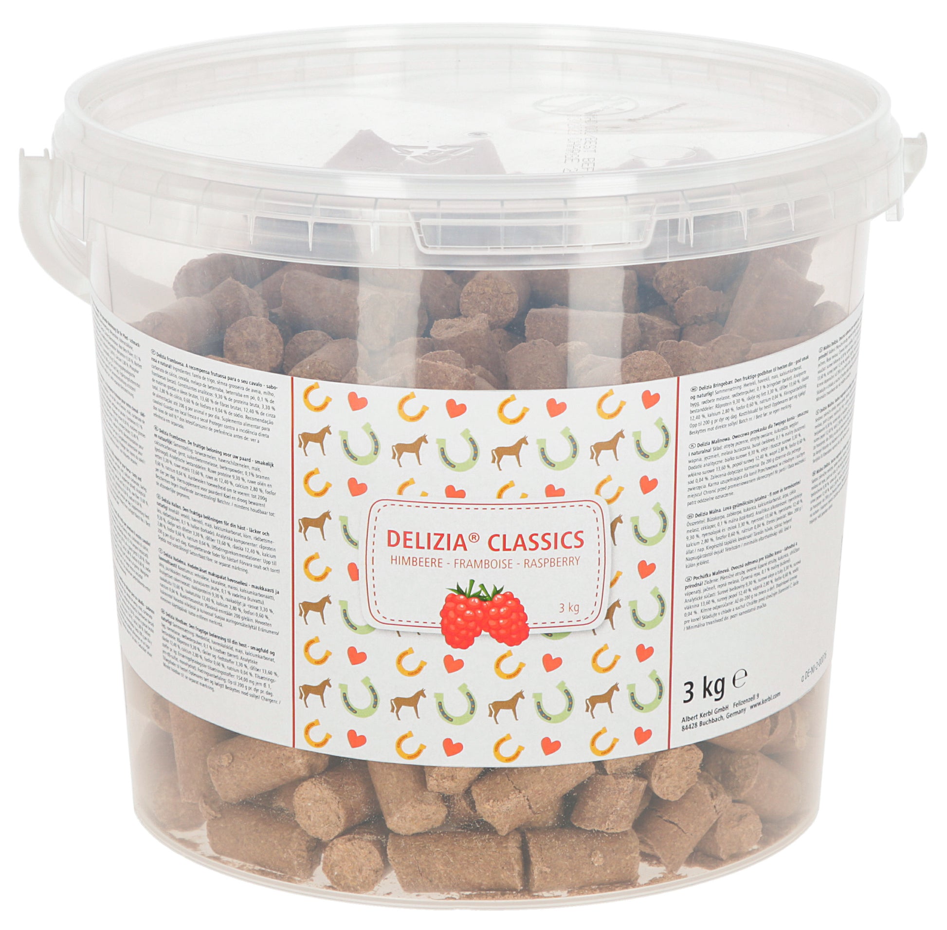 PIŠKOTKI za konje Delizia - malina 3kg