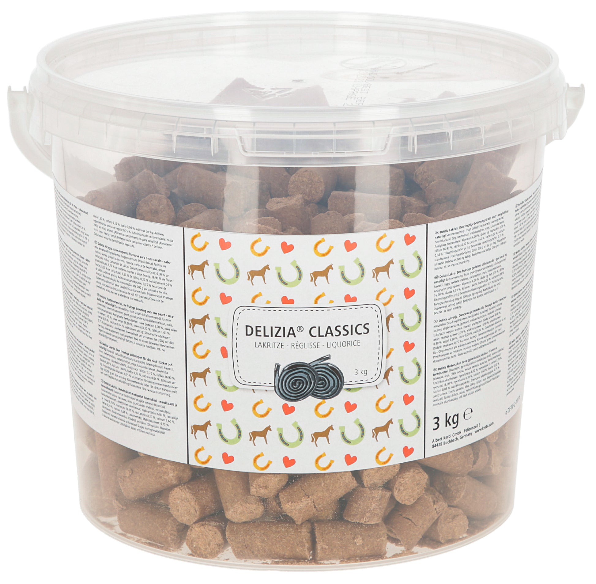 PIŠKOTKI za konje Delizia - lakrice 3kg