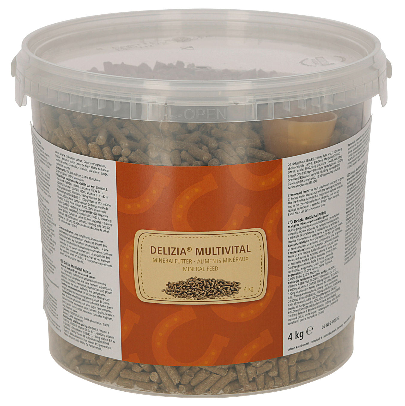MultiVital peleti mineralna krma 4kg