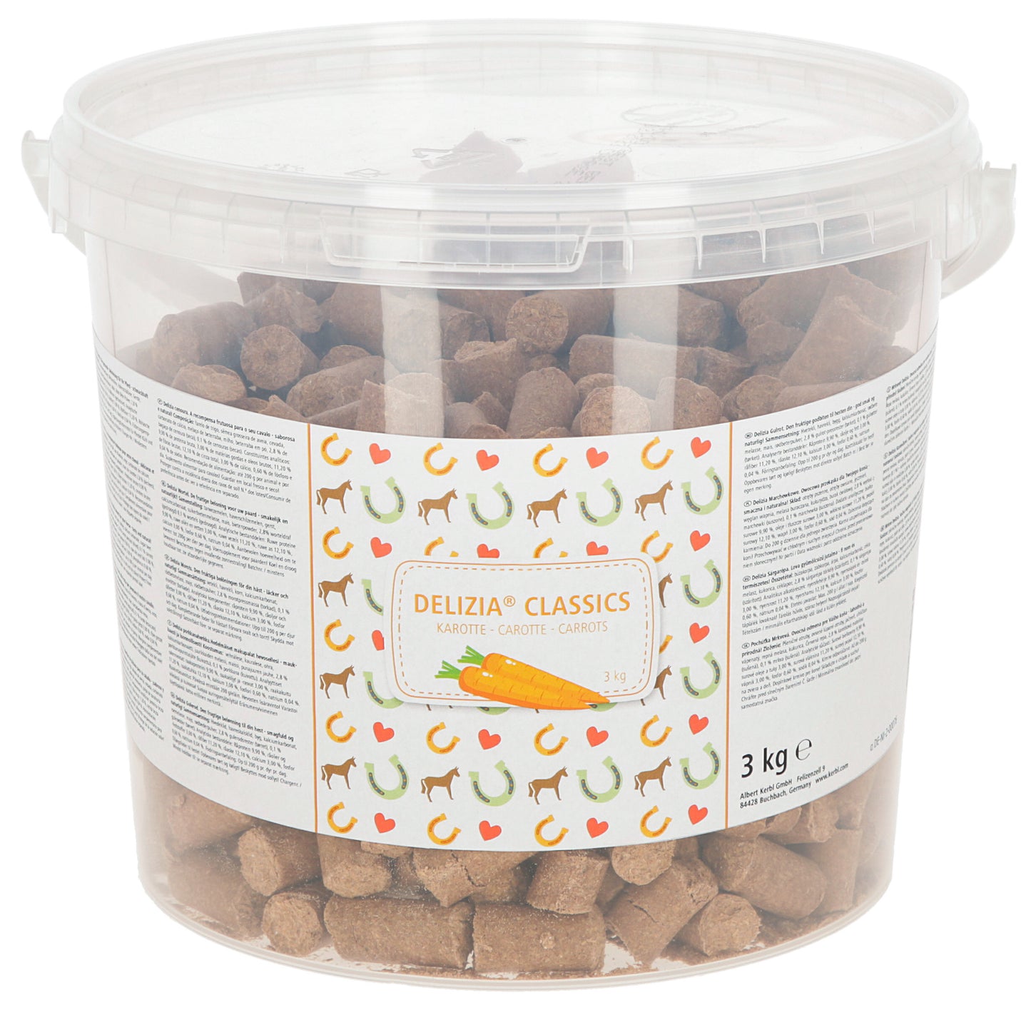 PIŠKOTKI za konje Delizia - korenje 3kg