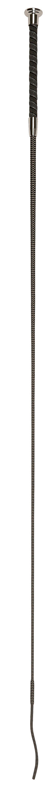 BIC dresurni fiberglass s kapico - 110cm srebrn