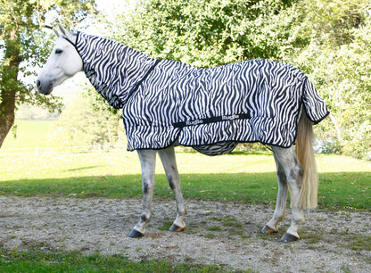 Leteca preproga zebra, vkljucno z vratnim delom, 155