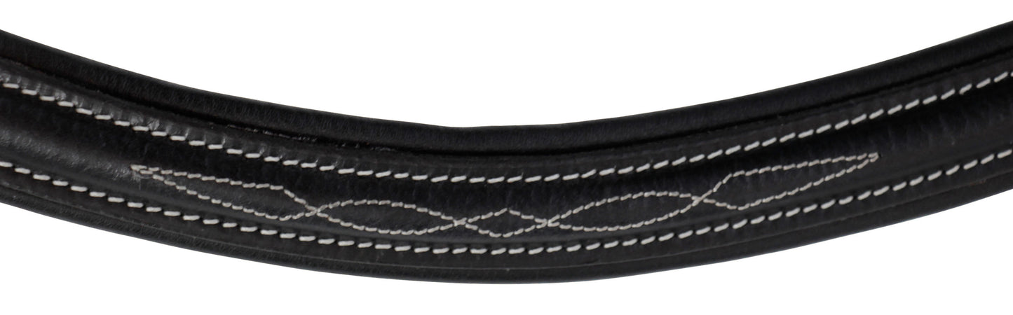 Snaffle uzda Classic Leather, crna, polna