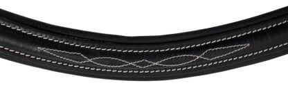 Snaffle uzda Classic Leather, crna, polna