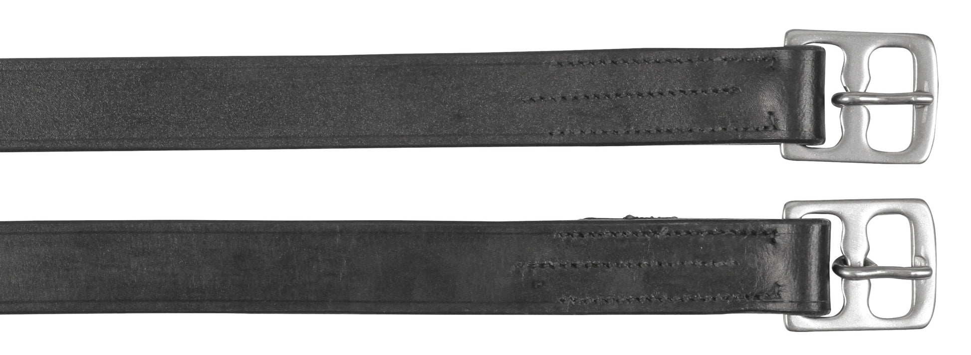 Usnje za steznike 130 cm/25 mm crno, za otroke, v parih