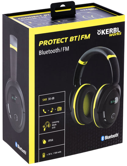 Kerbl works Protect BT|FM Radio za zaščito sluha z Bluet