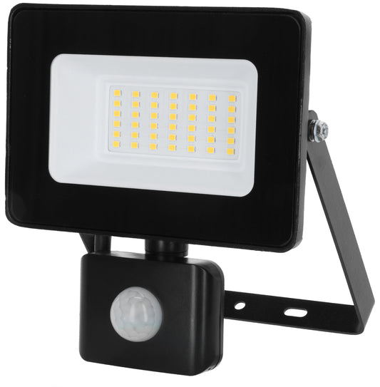 LED zunanji reflektor, 30 W, z javljalnikom gibanja