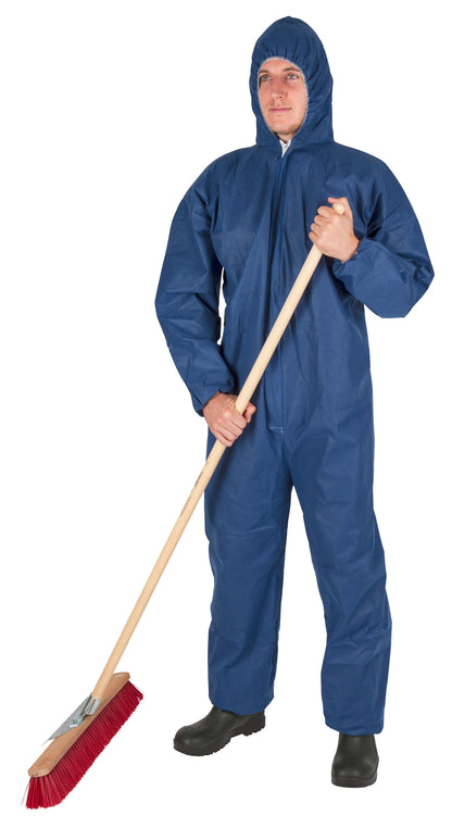 OBLEKA za enkratno uporabo 55g/m2, modra - 3XL