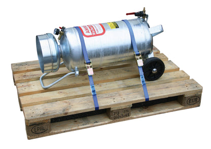 Pritrdilni trak z ragljo, 1-de 400/800 kg, modra