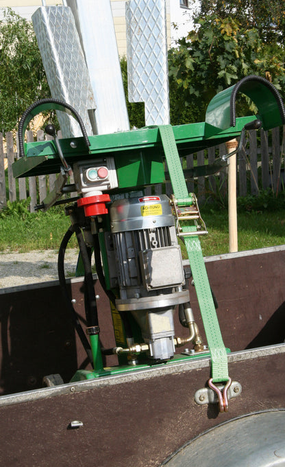 Pritrdilni trak z ragljo, 2-de 750/1500 kg, zelena