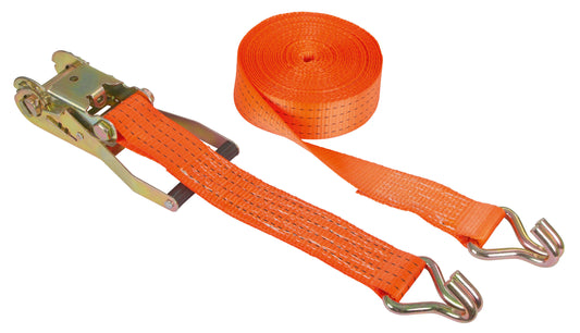 Pritrdilni trak z ragljo, 2-de 2000/4000 kg, oranžna