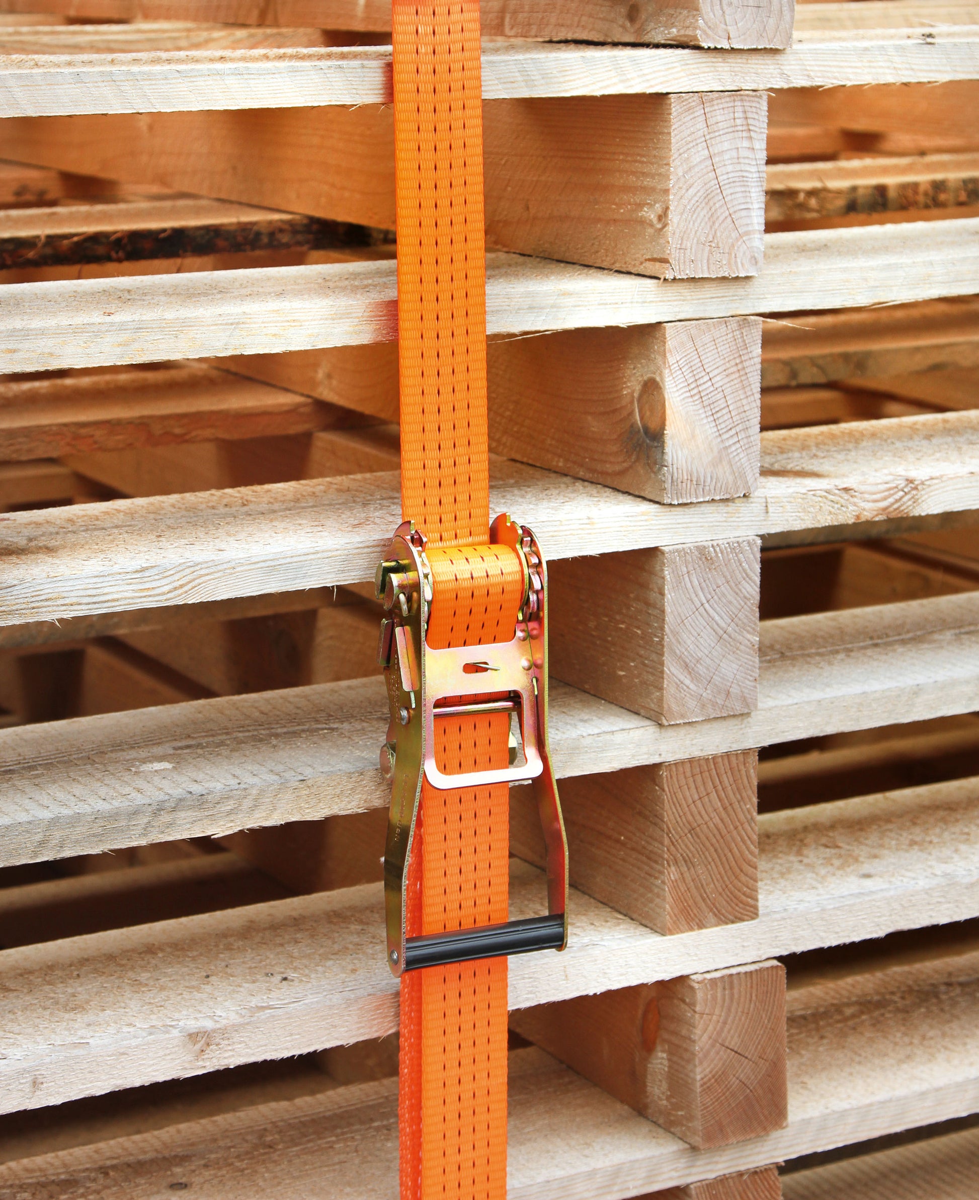 Pritrdilni trak z ragljo, 2-de 2000/4000 kg, oranžna