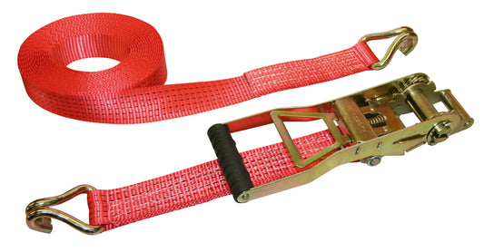 Pritrdilni trak z dolgo ročico 50 mm / 8 m, 2500/5000 kg, rde