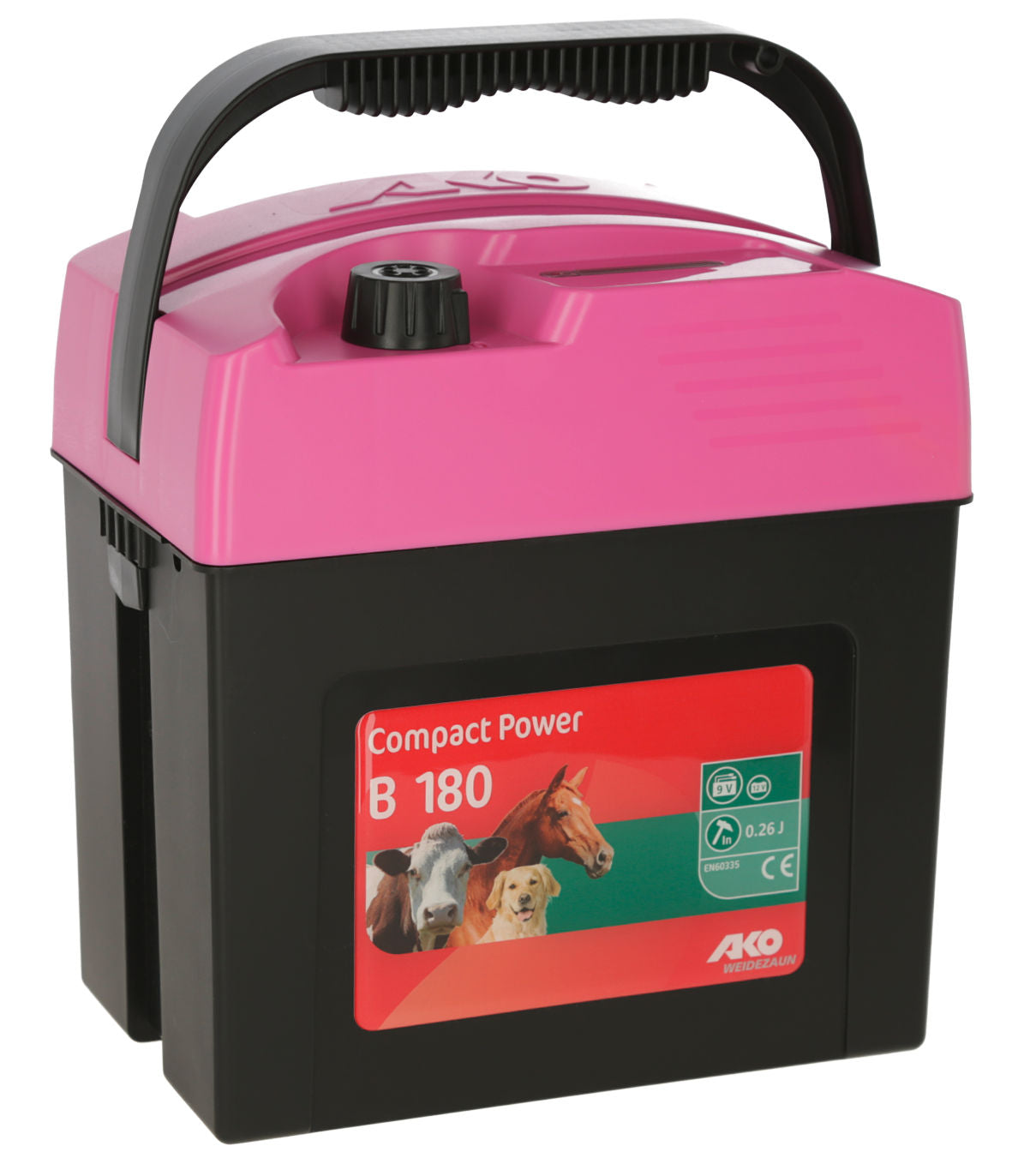 AKO Compact Power B180 Elektricni pastir, 9V, roza