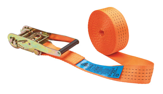 Pritrdilni trak z ragljo, 1-de 2000/4000 kg, oranžna