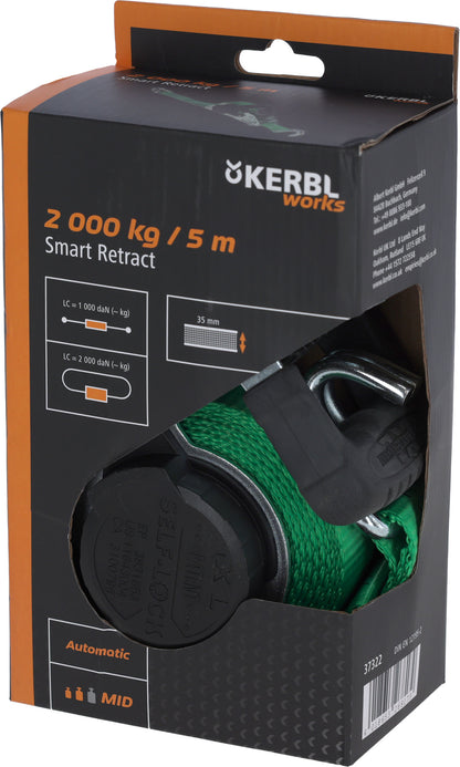 Avtomatski pritrdilni trak Sma 35 mm/5 m, 1000/2000 kg, konič