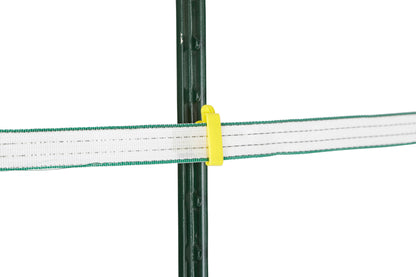 IZOLATOR za trak 50mm T-post - rumen (25kos)