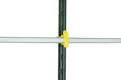 IZOLATOR za trak 50mm T-post - rumen (25kos)