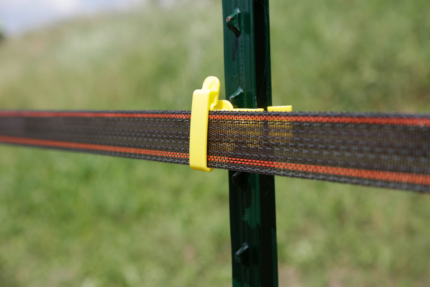 IZOLATOR za trak 50mm T-post - rumen (25kos)