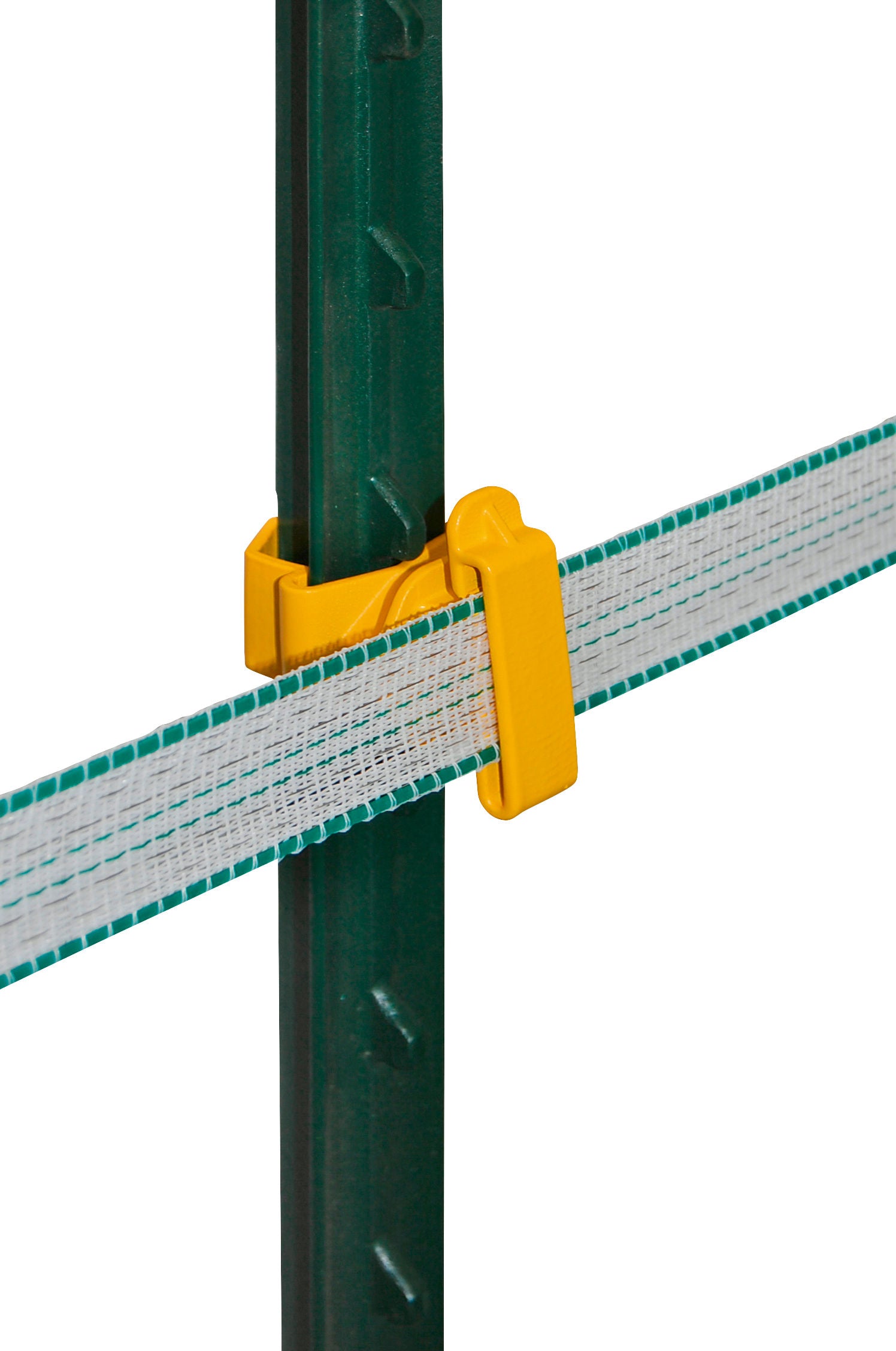 IZOLATOR za trak 50mm T-post - rumen (25kos)