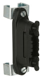KOMPLET izolatorjev T-post (4× izolator za trak, 8×sponka)