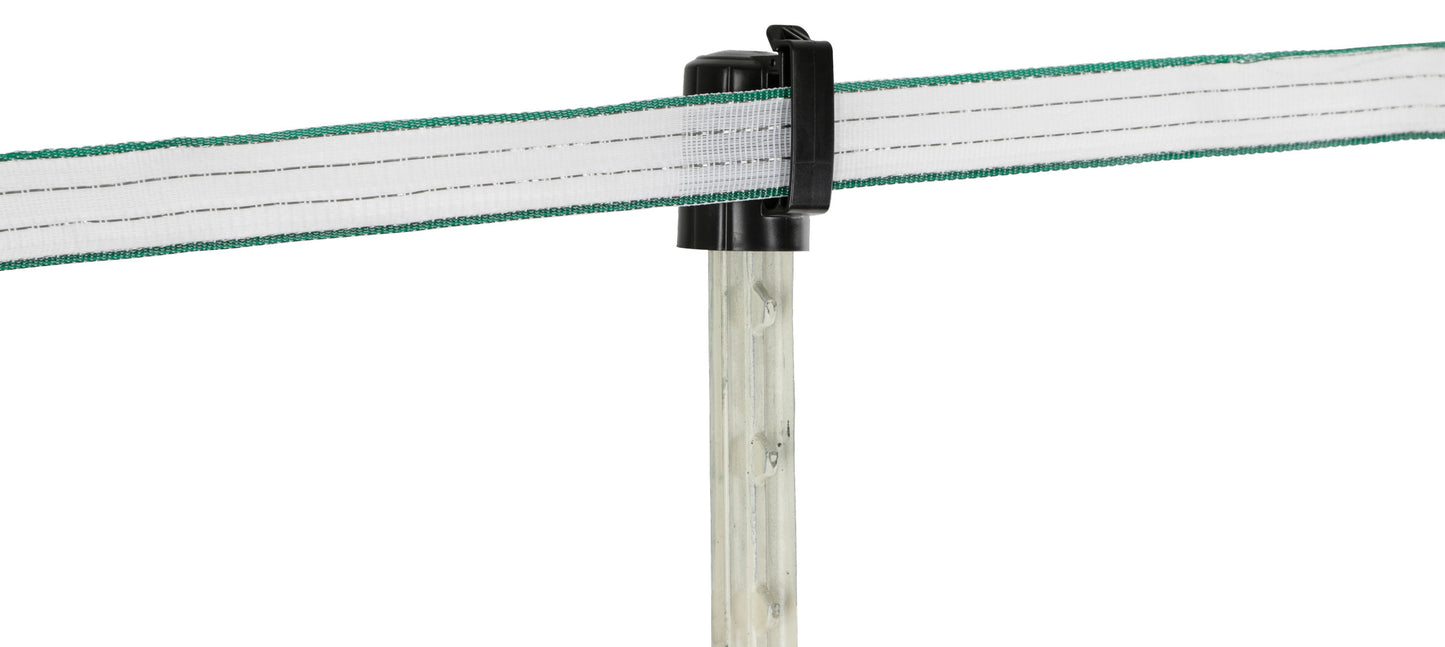 IZOLATOR zgornji T-post - crn (10kos)