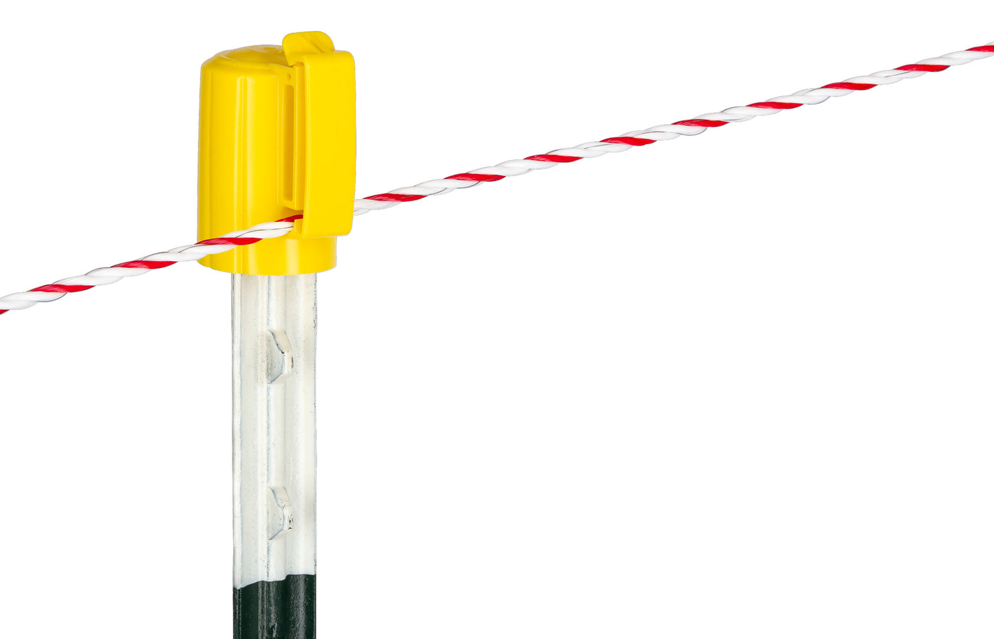 IZOLATOR zgornji T-post - rumen (10kos)