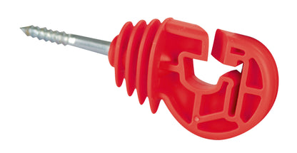 IZOLATOR okrogli z zarezo premium rdec (25kos)