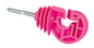 IZOLATOR okrogli z zarezo premium pink (25kos)
