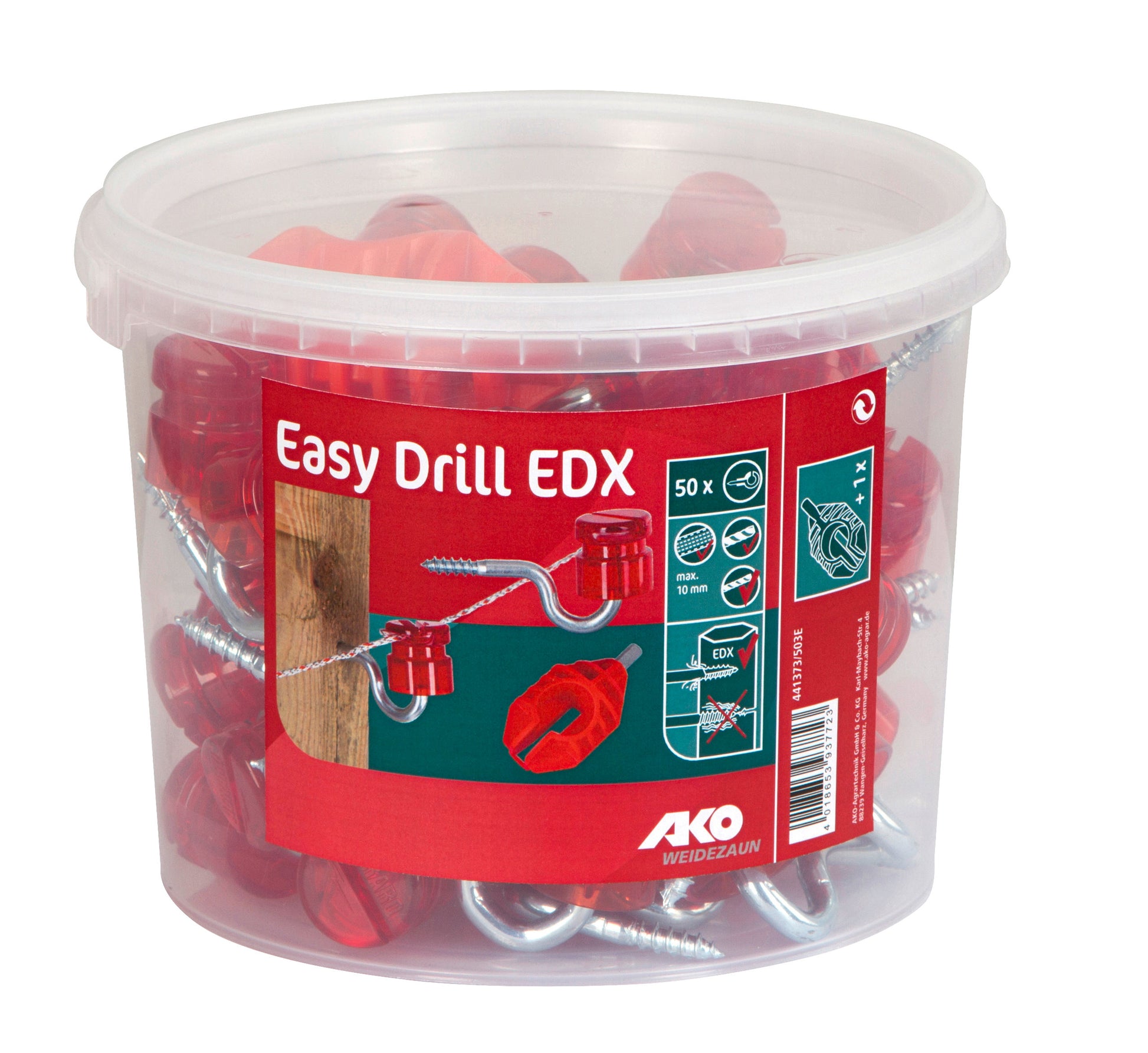 IZOLATOR navadni - EDX rdec AKC. (50kos/vedro)