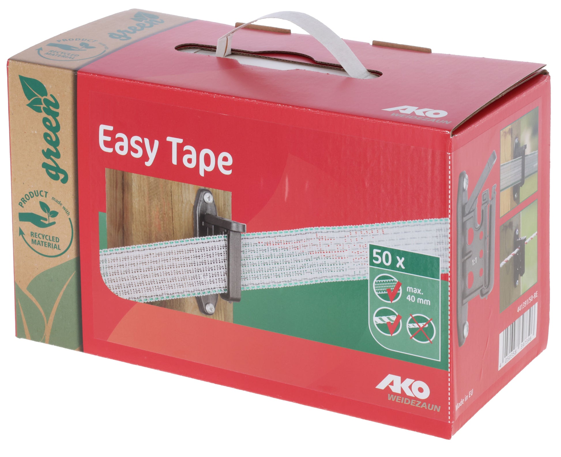 Vpenjalni izolator Easy Tape Reciklirano, za vrv in trak