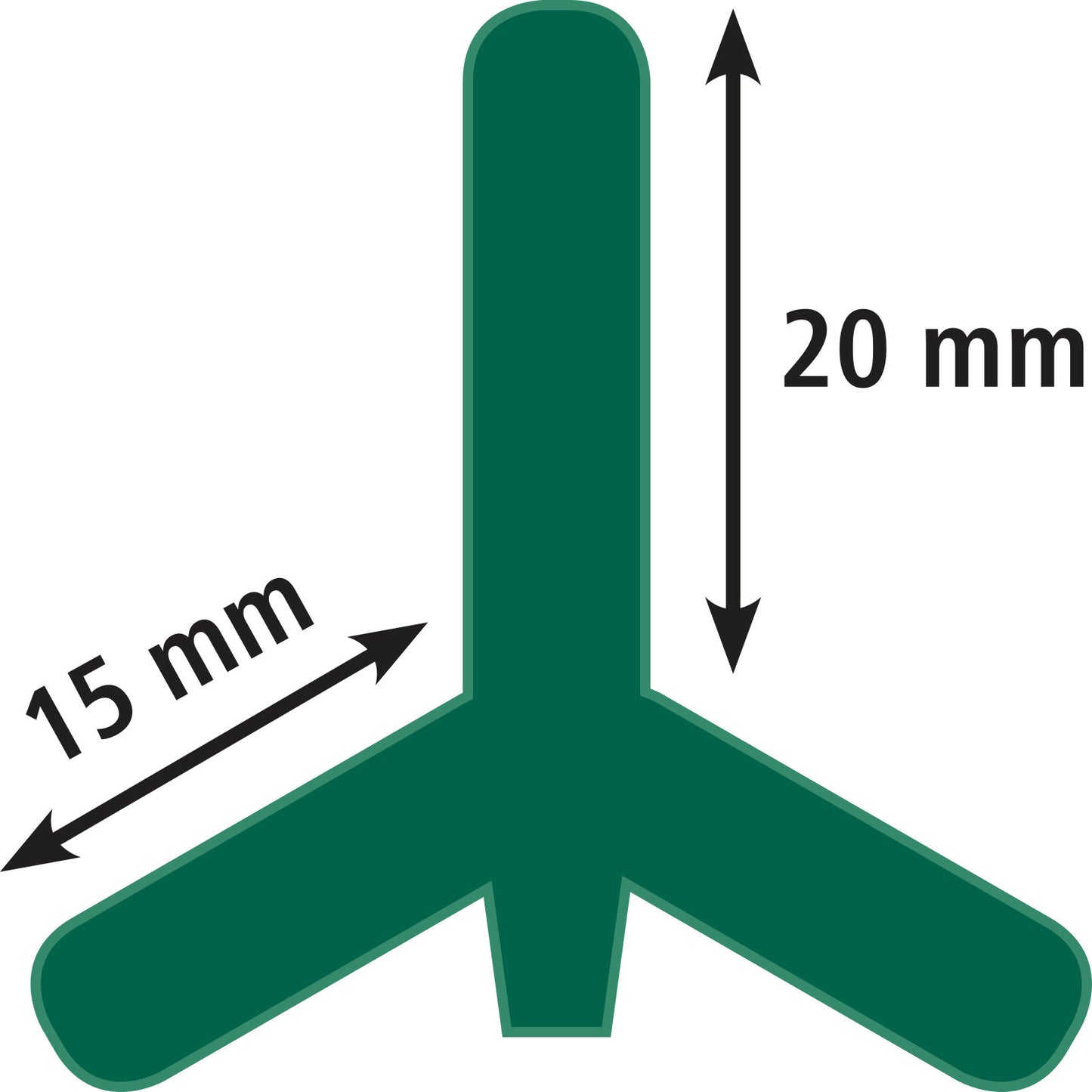 PALICA kovinska T-post - 240cm