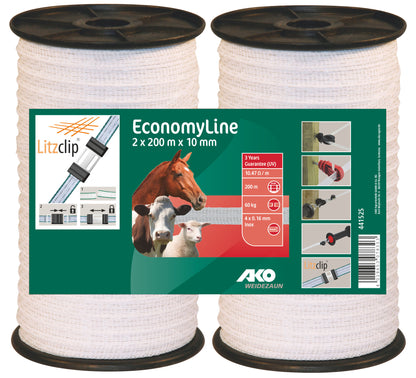 TRAK 10mm ECONOMY bel (60kg) 2×200m