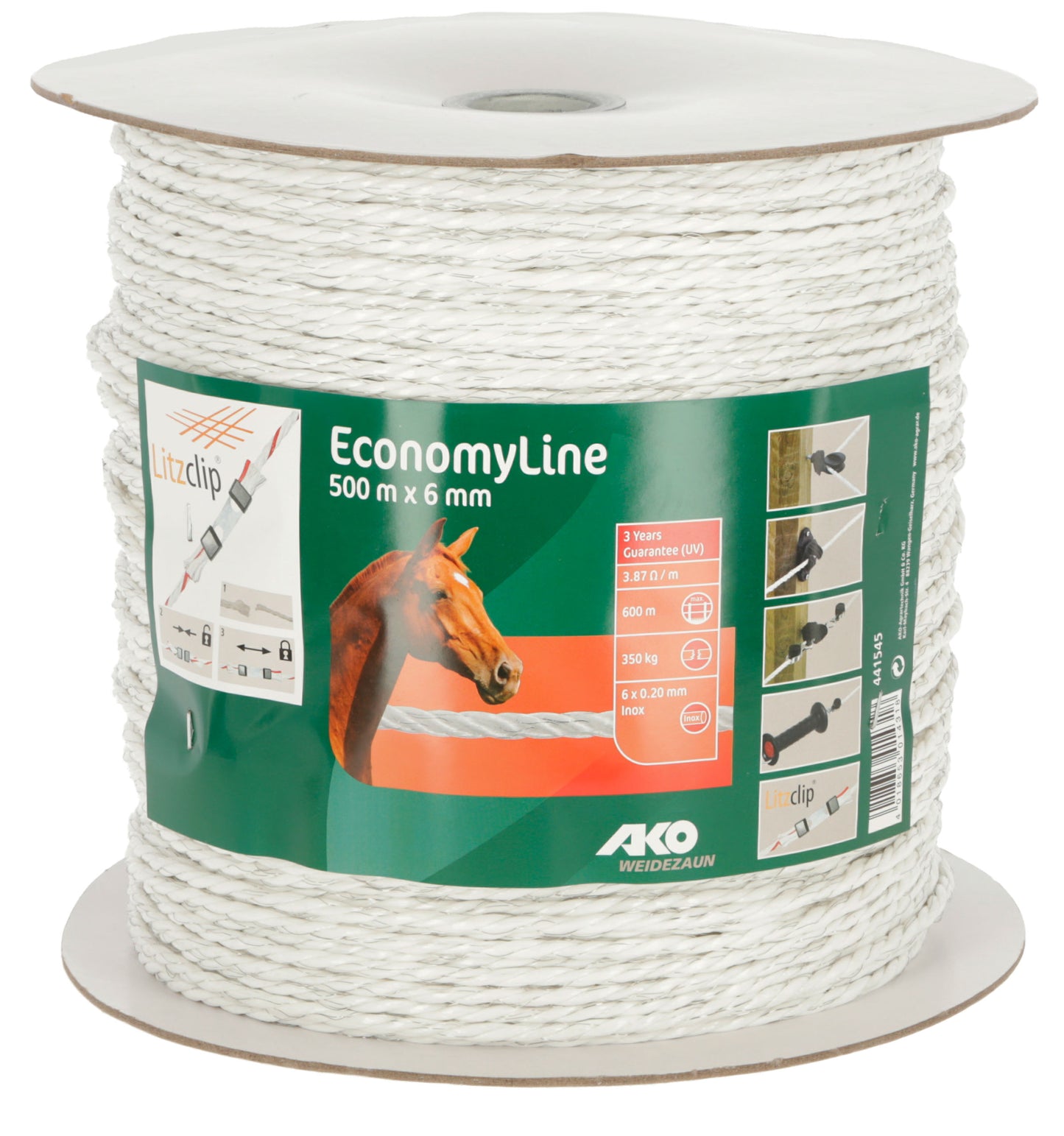 VRV ECONOMY bela 6mm (350kg) - 500m
