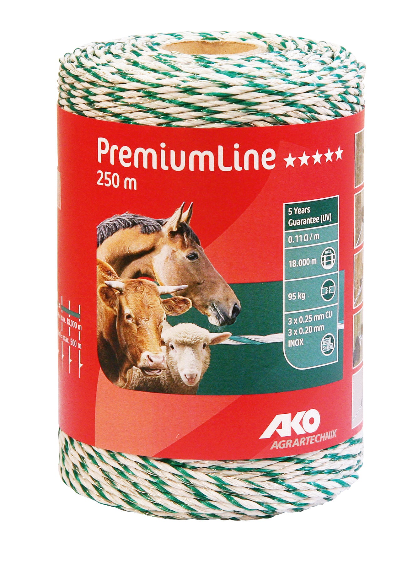 ŽICA PREMIUM zelena (95kg) - 250m